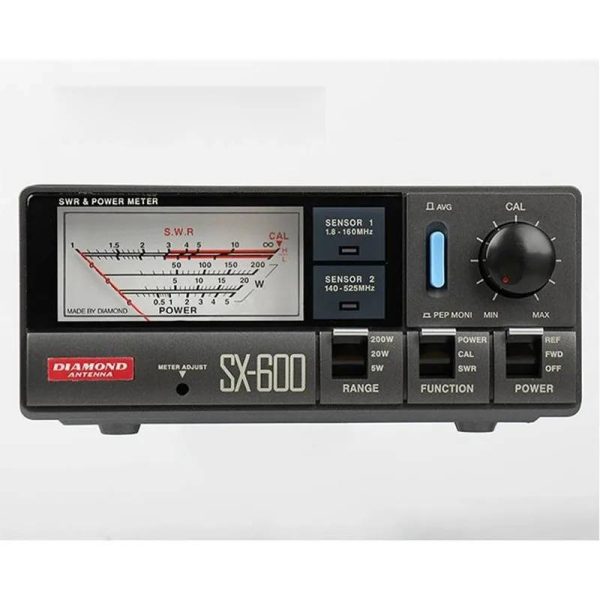 Diamond SX-600 SWR Power Meter UV Dual Band Shortwave 5W 50W 200W Standing Wave Meter for Diamond Antenna