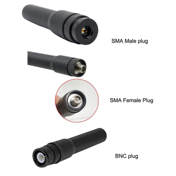 Mini Soft Antenna SF20 Dual Band UHF/VHF SMA-F Male Female BNC for Baofeng Kenwood Vertex Wilson YAESU TYT HYT Radio - Image 2