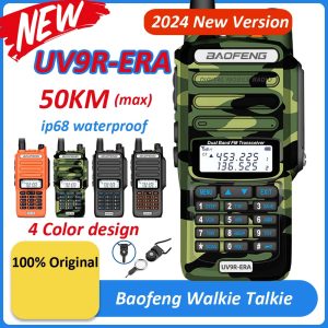 2024 IP68 Waterproof Baofeng UV 9R ERA Long Range 50km Portable Radio 5th Gen Chip