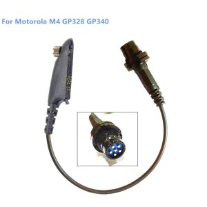 AN/PRC-152/PRC 148 Harris walkie talkie 6 pin plug turn to Motorola  M4 Radio GP320 GP328 GP338 GP340 adapter U-283/U connector