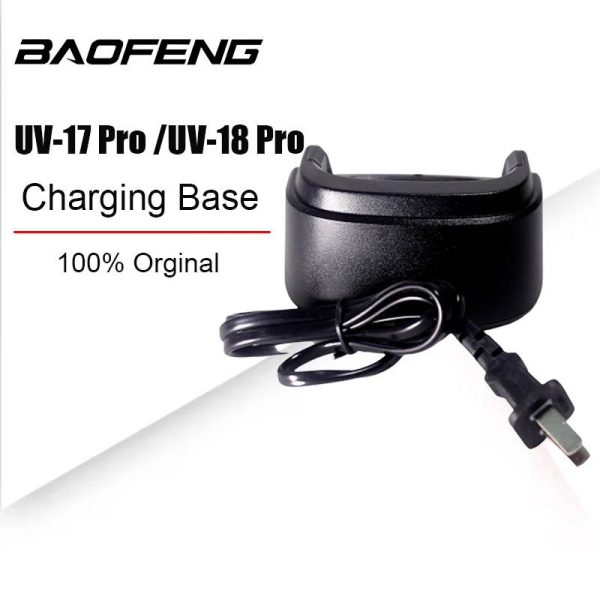 Baofeng UV-17 Pro/UV-18Pro Charger UV-17 Battery Desktop Base Chargers Input DC 8.4V Output Li-ion Charging Dock Plug Accessory - Image 4