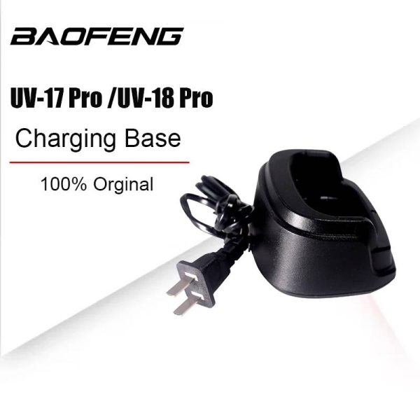 Baofeng UV-17 Pro/UV-18Pro Charger UV-17 Battery Desktop Base Chargers Input DC 8.4V Output Li-ion Charging Dock Plug Accessory - Image 6