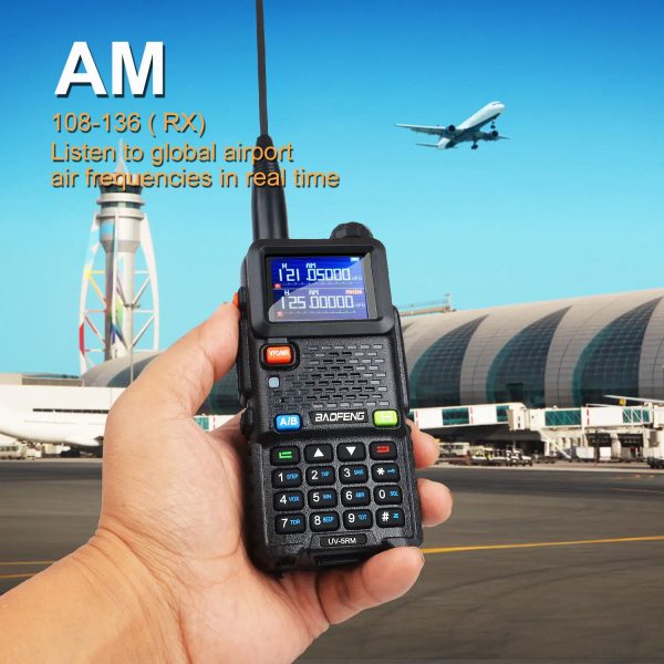 2024 New Version Baofeng UV-5RM Multi Band Portable Radio Air Band One Key Fast Frequency Copy - Image 4