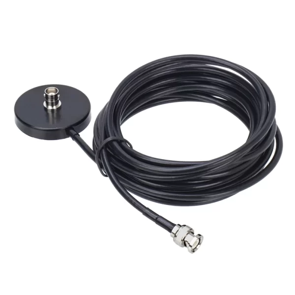 2024 New Ham Radio Antenna Magnetic Bases for Baofeng Two Way Radio BNC Car Sucker Antenna BNC Sucker with 5m - Image 2