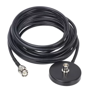 2024 New Ham Radio Antenna Magnetic Bases for Baofeng Two Way Radio BNC Car Sucker Antenna BNC Sucker with 5m