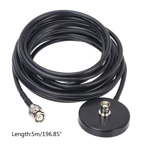 2024 New Ham Radio Antenna Magnetic Bases for Baofeng Two Way Radio BNC Car Sucker Antenna BNC Sucker with 5m - Image 6