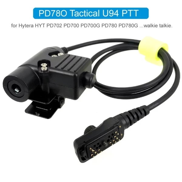 FT03 Tactical Earpiece U94 PTT for Hytera HYT PD702 PD700 PD700G PD780 PD780G PD780GM Radio Walkie Talkie Hunting Airsoft Earphone - Image 5