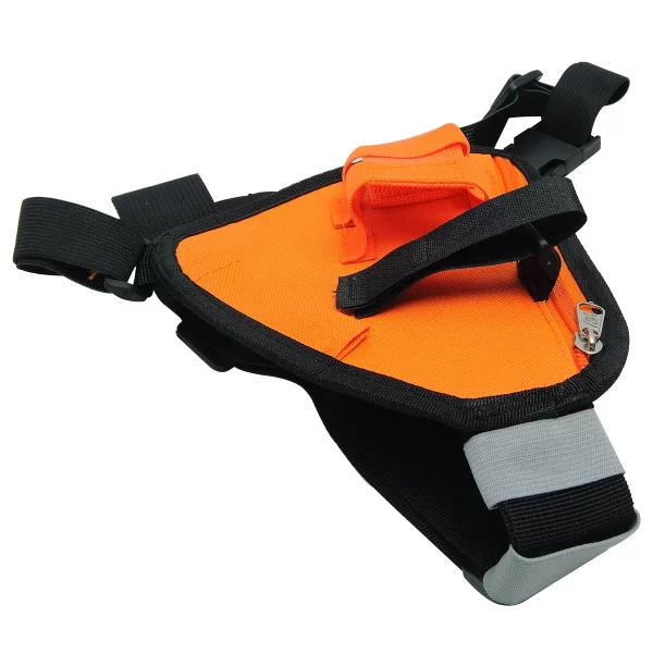 Outdoor walkie talkie call machine triangle tactical chest bag vest camping accessories chest zipper bag - Image 3