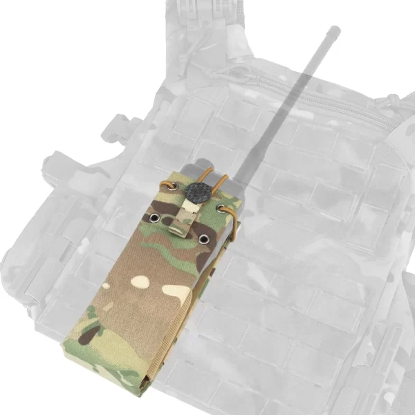 Universal Radio Pouch F Style MPU5 PRC Tactical Radio Walkie Talkie Pouches Waist Molle Bag Holder Portable Interphone Carry Bag - Image 4