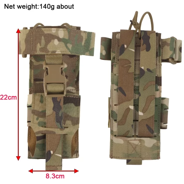 Universal Ham Radio Pouch Multi Platform Radio Chassis Mk5 MPRC MOLLE Retenton General Bag For PRC 163 152 Motorola APX Walkie talkie - Image 2