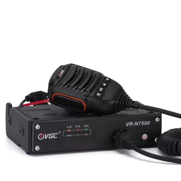 VR-N7500 Dual Band Transceiver Mobile Radio Station VHF 136-174 UHF 400-470MHz Amateur Radio Walkie Talkie 50W Bluetooth Radio