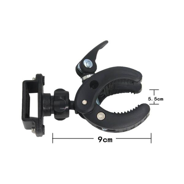 Handheld Radio Holder Suitable For Motorcycle Handlebar Clamp Holder Suitable For Radio Microphone Holder With Back Clip - Image 6