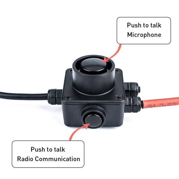 Military Tactical COMBAT PTT for ZTAC Series Headset for Kenwood Midland ICOM Yaseu Motorolar Shooting Military ZTAC Comtac Wakie Talkie - Image 3