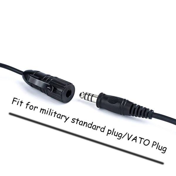 Military Tactical COMBAT PTT for ZTAC Series Headset for Kenwood Midland ICOM Yaseu Motorolar Shooting Military ZTAC Comtac Wakie Talkie - Image 4