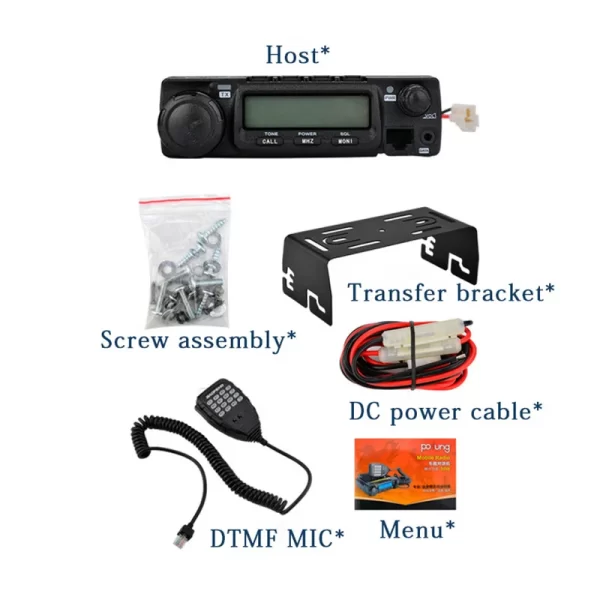 Pofung BF-9500 Car Vehicle Radio Baofeng bf9500 Mobile Transceiver - Image 6
