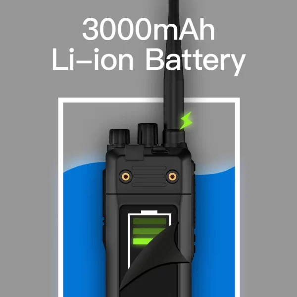 2PCS Zastone 889G GPS Walkie Talkie 10W 3000mAh Dual Band Two Way Radio Ham CB Radio Aviation Frequency AM 118-136MHZ RX - Image 4