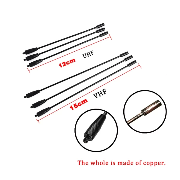 2m/70cm PL259 to SO239 Mobile Base Antenna Ground Plane Kit Car Radio Transceiver Signal Enhance for Cobra ICOM Kenwood Midland  - Image 2