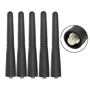 5pcs PMAE4002 UHF Stubby Antenna For CP185 CP200 PR400 EP450 EX500 EX600 Portable Radio