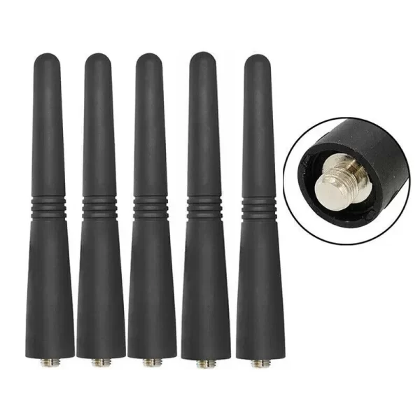 5pcs PMAE4002 UHF Stubby Antenna For CP185 CP200 PR400 EP450 EX500 EX600 Portable Radio