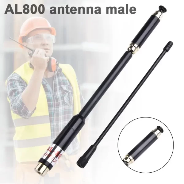 AL-800 Walkie-talkie Antenna Extendable Dual Band High Gain SMA-Male Antenna For Puxing PX-2R TYT TH-UVF8D For Yaesu FT-FT-60R  - Image 3