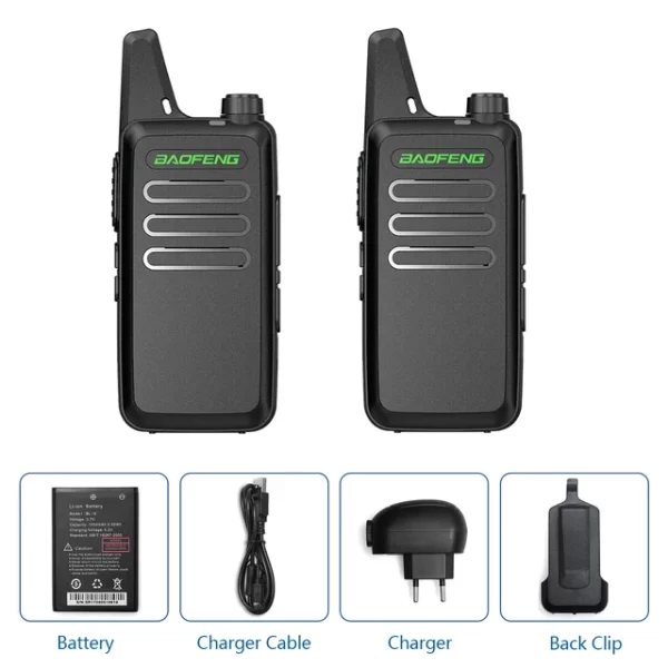 2pcs/lot Baofeng BF-T20 5W Mini Two way Radio USB Charging 1PC/2PCS Handheld Radios Upgrade Of BF-C9 KD-C1 For Hunting Kid’s Toy - Image 4