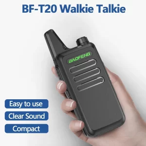 2pcs/lot Baofeng BF-T20 5W Mini Two way Radio USB Charging 1PC/2PCS Handheld Radios Upgrade Of BF-C9 KD-C1 For Hunting Kid’s Toy