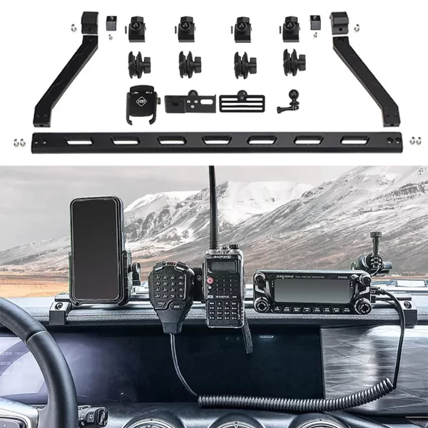 For Tank 300 2021-2024 Instrument Console Integrated Bracket Central Control Multi-function Handheld Radio Mobile Phone Bracket