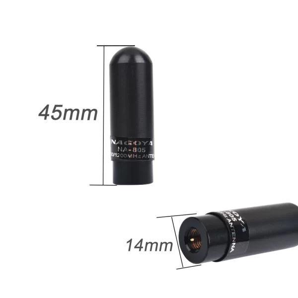 10pcs/lot Mini Thumb Antenna Nagoya NA-805 Dual Band Antenna For Yaesu ICOM MOTOROLA Kenwood Baofeng Radio - Image 4