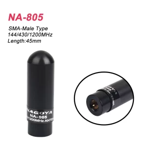 10pcs/lot Mini Thumb Antenna Nagoya NA-805 Dual Band Antenna For Yaesu ICOM MOTOROLA Kenwood Baofeng Radio