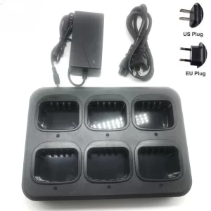 HYT Multi Units Six-Way Rapid Battery Charger for Hytera TD500 TD520 TD530 TD560 PD700G PD500 PD560 PD780G PT580H Radio