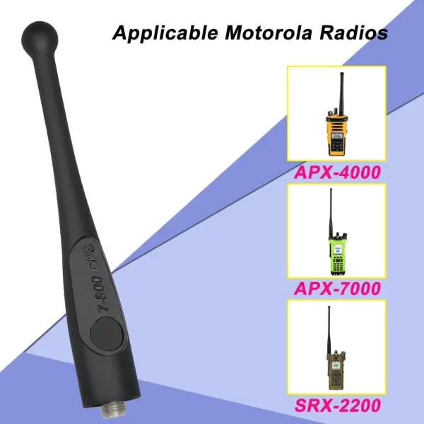 NAR6595 700/800MHz GPS Stubby Walkie Talkie Antenna for MOTOROLA APX8000 APX7000 APX6000 APX6000XE APX4000 APX1000 SRX2200 Radio - Image 5