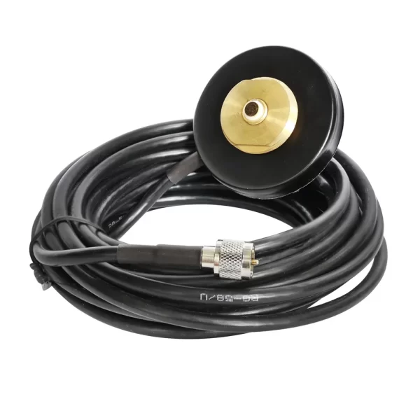 New NMO Mount Magnetic Base 5M Cable Mini UHF Plug for Mobile Radio - Image 3
