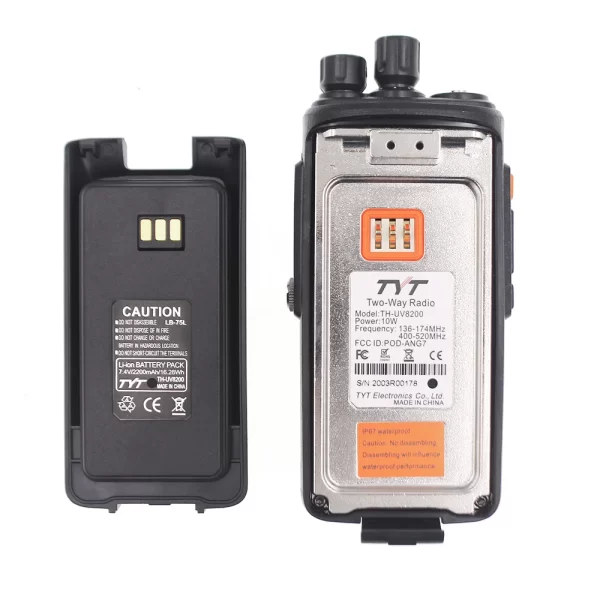 TYT TH-UV8200 IP67 Waterproof Dual Frequency 10W 136-174MHz 400-520MHz Portable Transceiver - Image 5