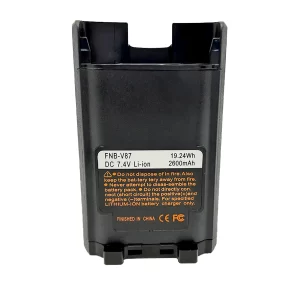 FNB-V87 2600mAh Li-ion Battery for Vertex VX921 VX924 VX929 VXP921 VXP924 VXP929 Portable Two Way Radio