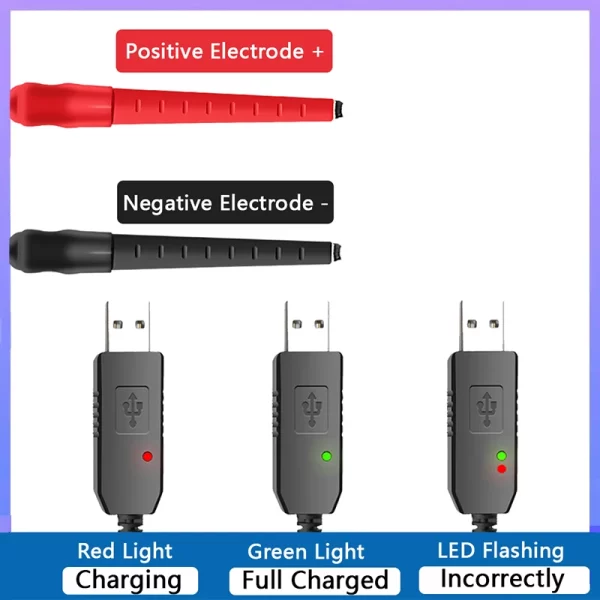 Universal Charger USB Cable 3.7-7.4V For Walkie Talkie Quansheng UV K5 K6 UV 5R Plus Baofeng UV 82 DM 1701 UV 17 Two Way Radio - Image 2
