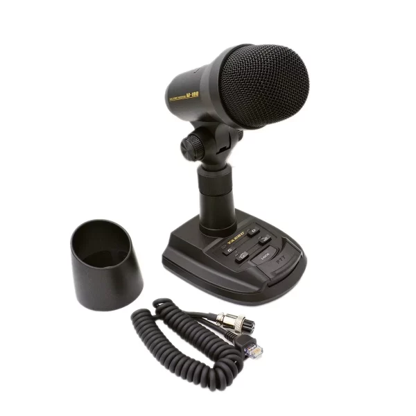 Yaesu M100 Desktop Advance Microphone PTT Controller Dynamic Electret Keyboard 8 Pin RJ45 Extend Cable Dual Element Microphones - Image 5