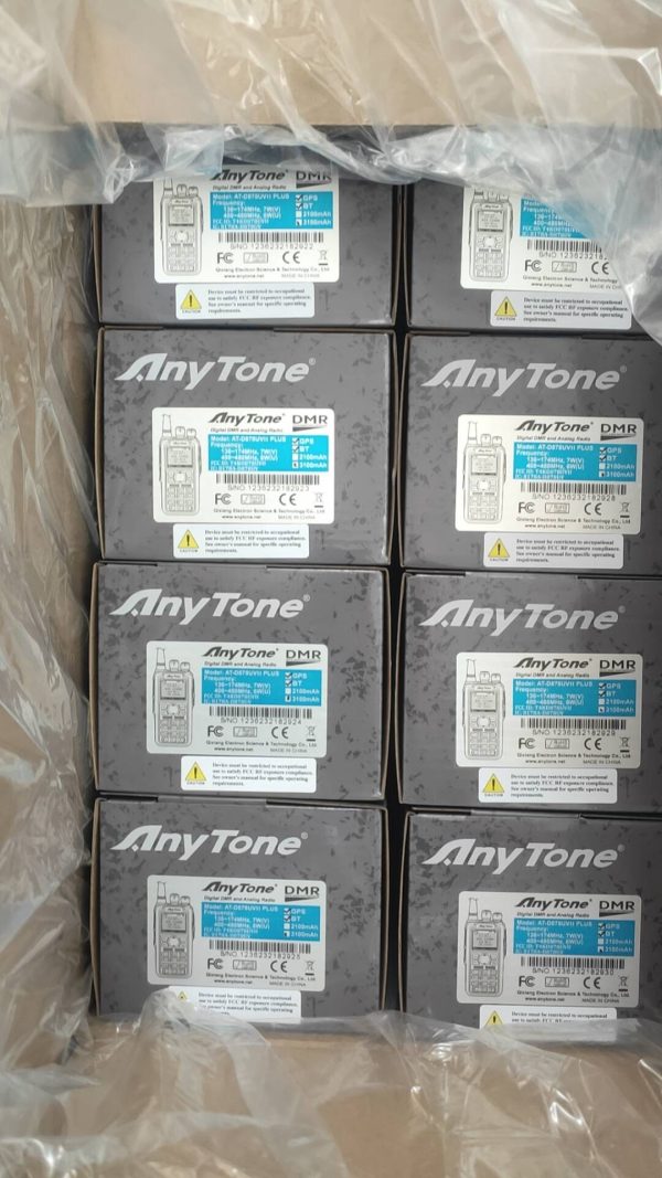 AnyTone AT-D878UVII Plus Two Way Radio DMR & Analog FM APRS GPS Bluetooth Recording PTT Key Wireless HAM Radios Comunication - Image 3