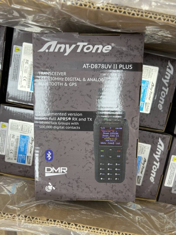 AnyTone AT-D878UVII Plus Two Way Radio DMR & Analog FM APRS GPS Bluetooth Recording PTT Key Wireless HAM Radios Comunication - Image 2