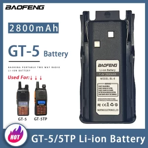 Spare Battery BAOFENG GT-5 GT-5TP Two way Radio Replacement Battery
