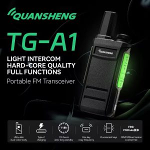 QuanSheng TG-A1 Super Slim Light UHF Mini Walkie Talkie