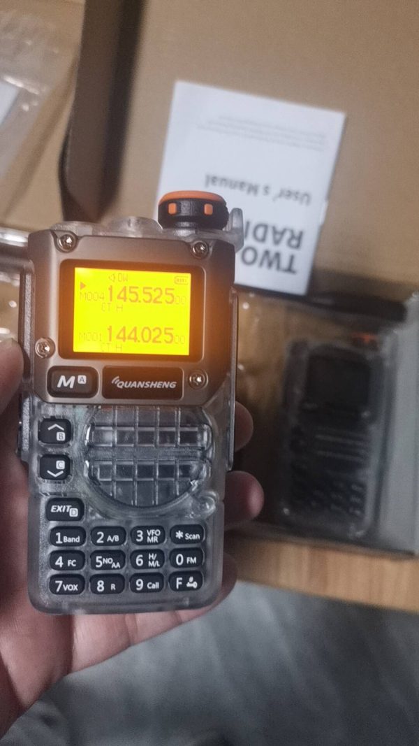 5PCS Quansheng UV K58 Transparent UV-K6 Portable Am Fm Two Way Radio Commutator Station - Image 3