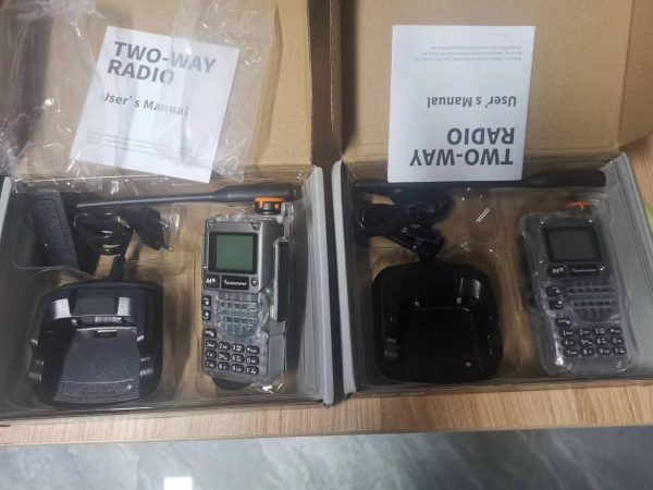 5PCS Quansheng UV K58 Transparent UV-K6 Portable Am Fm Two Way Radio Commutator Station - Image 4