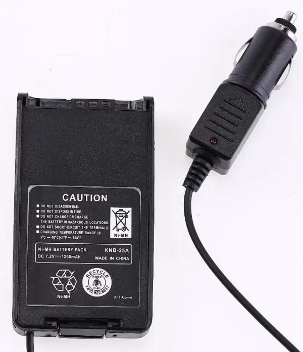 12/24V Car Charger Battery Eliminator Adapter KNB-25 For Kenwood TK2160 TK3160 TK3170 TK3173 TK2140 Radio Walkie Talkie