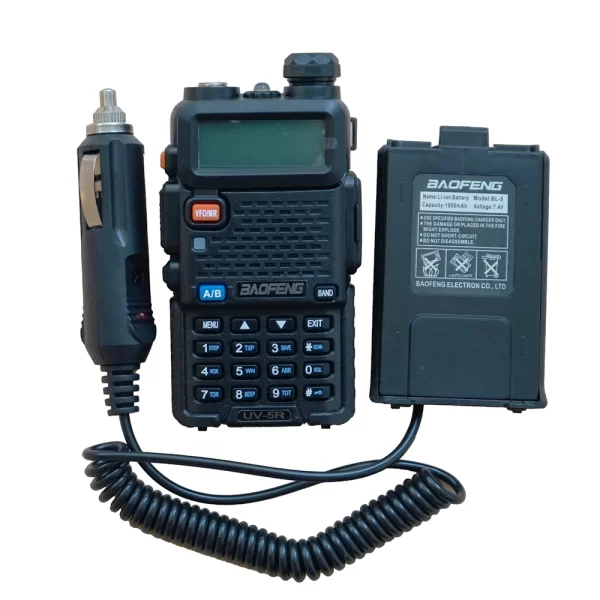 Baofeng UV-5R Car Charger Walkie Talkie Battery Portable Radio Car Charge Adapter for Walkie Talkie UV5R BF-F8 - Image 3