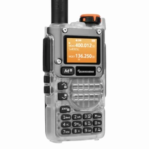5PCS Quansheng UV K58 Transparent UV-K6 Portable Am Fm Two Way Radio Commutator Station