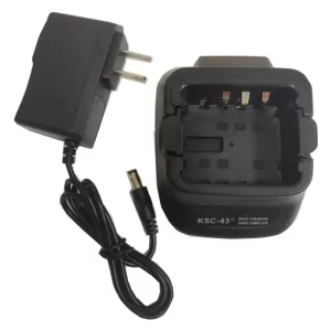 KSC-43 Charging Base with Adaptor for Kenwood TK2300 TK2302 TK2400 TK2402 TK3300 TK3302 TK3400 TK3402 etc