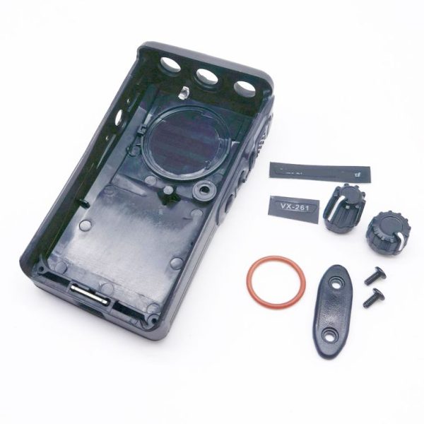 Set Front Cover Case Housing Shell with Volume Channel Knobs for Yaesu Walkie Talkie Vertex VX261 VX-261 Two Way Radio - Image 2