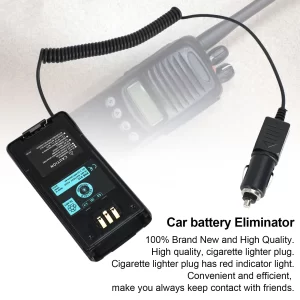 Car Charger Battery KNB-31A Eliminator Adapter Fit For Kenwood TK2180 TK3180 TK5210 TK5310 series Two Way Radio Accessories