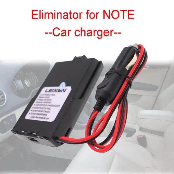 LEIXEN NOTE Battery eliminator for UV-25D Note 25W Portable Radio power supply 12V Car Charger - Image 2