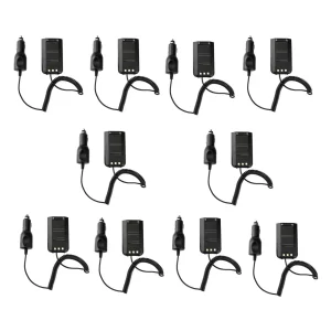 10pcs/ Lot Car Charger Battery Eliminator 12V-24V For TYT MD-380 MD380 MD380GPS RT3 RT3S J9110J Radio Walkie Talkie Accessories